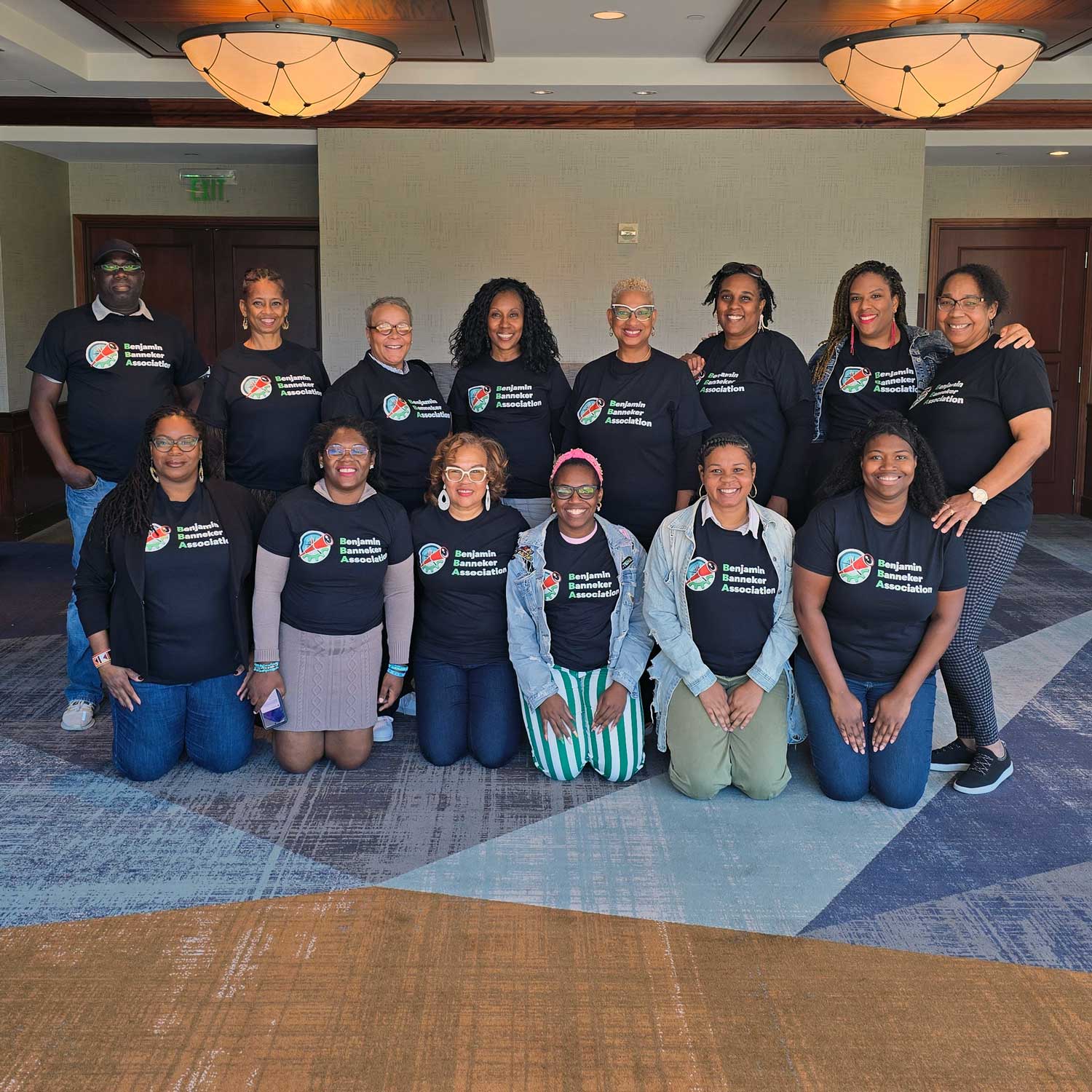 Group of people posed for a group shot.
