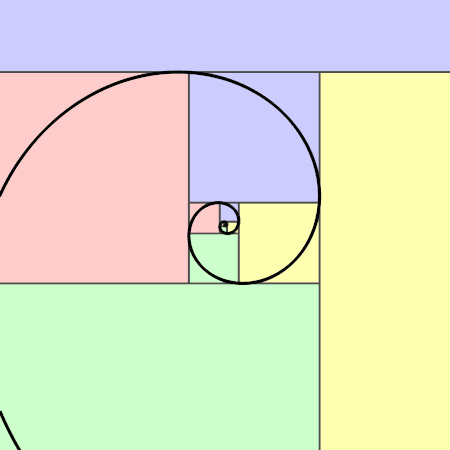 Golden Spiral Animation.