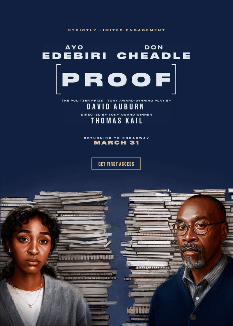 Theater poster for Proof.